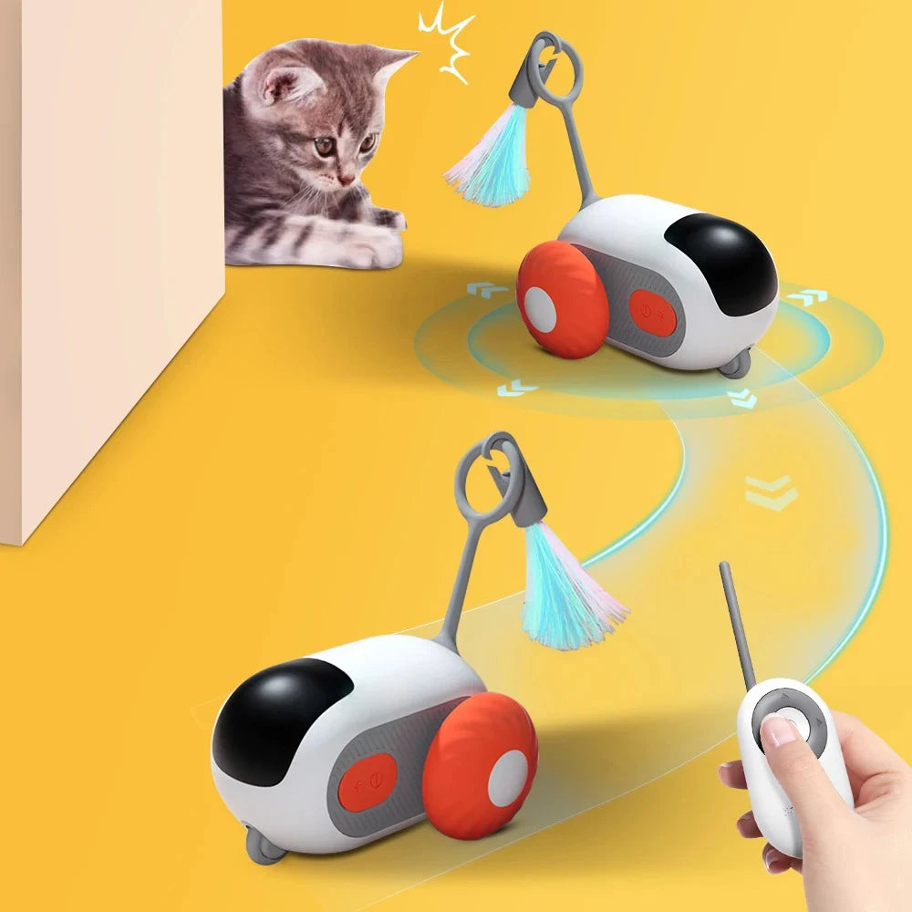 Smart Cat Toy 2-in-1 Moving Car