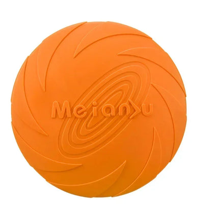 Multicolor Silicone Frisbee Dog Toy