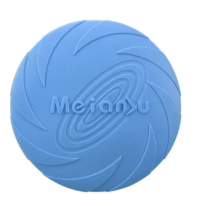 Multicolor Silicone Frisbee Dog Toy