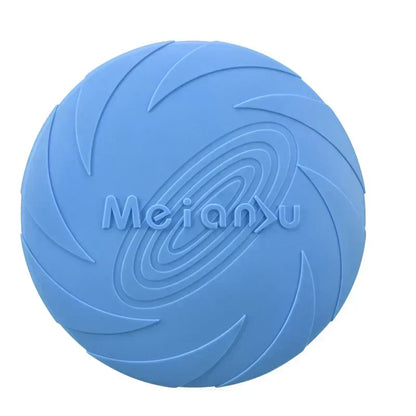 Multicolor Silicone Frisbee Dog Toy