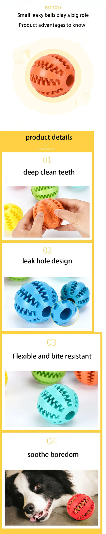 Natural Rubber Chew Toy for Dogs