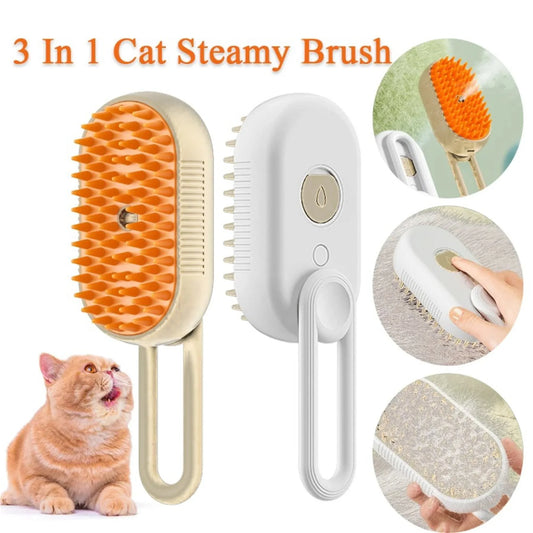 Electric Pet Steam Brush