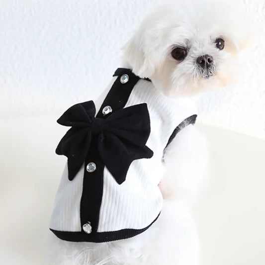 Luxury Bowknot Dog Dress