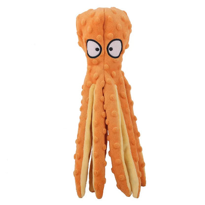Plush Octopus Dog Toy