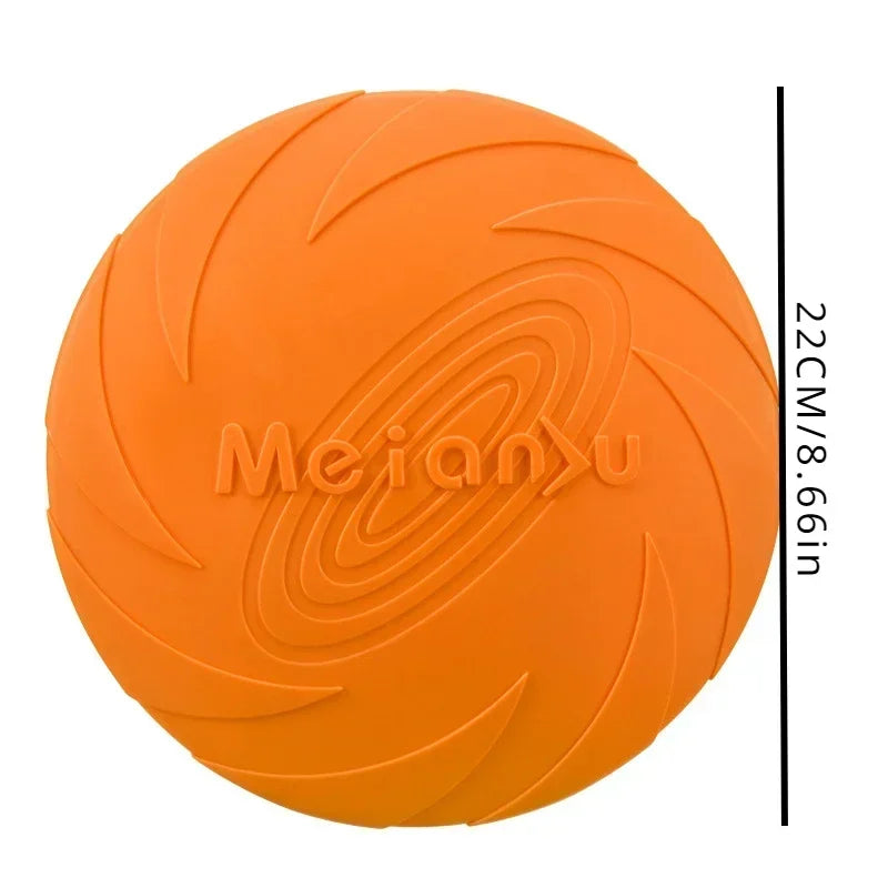 Multicolor Silicone Frisbee Dog Toy
