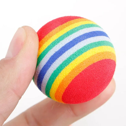 Rainbow Cat Toy Balls