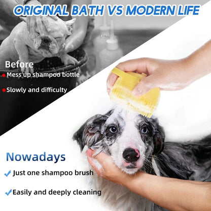 Pet Shampoo Brush Comb