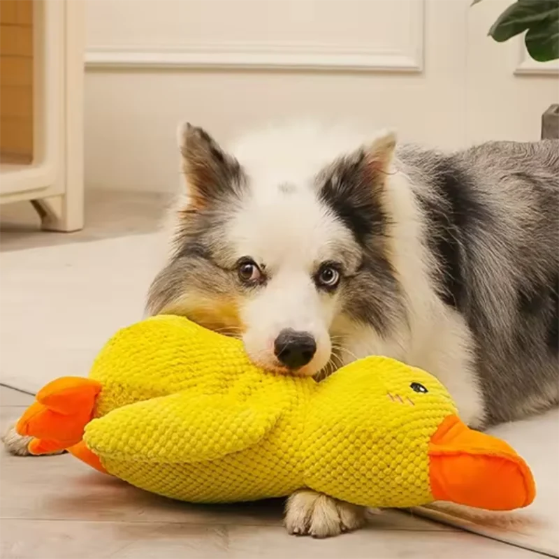 Stomping Duck Plush Dog Toy