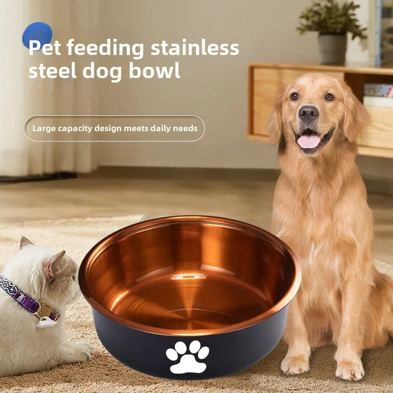 Anti-Slip Stainless Steel Dog Bowls