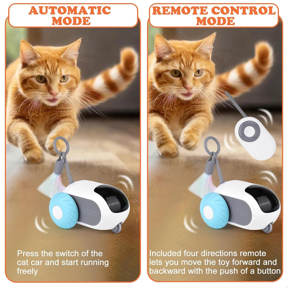 Smart Cat Toy 2-in-1 Moving Car