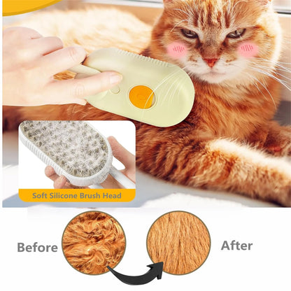 Electric Pet Steam Brush