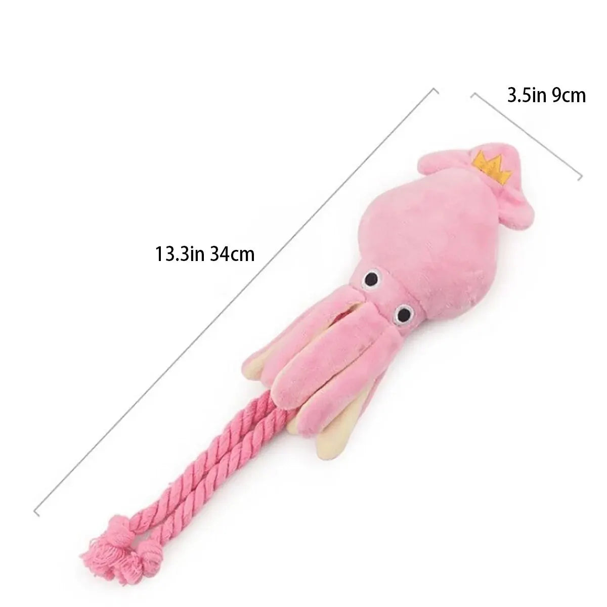 Supet Octopus Plush Rope Toy