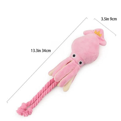 Supet Octopus Plush Rope Toy