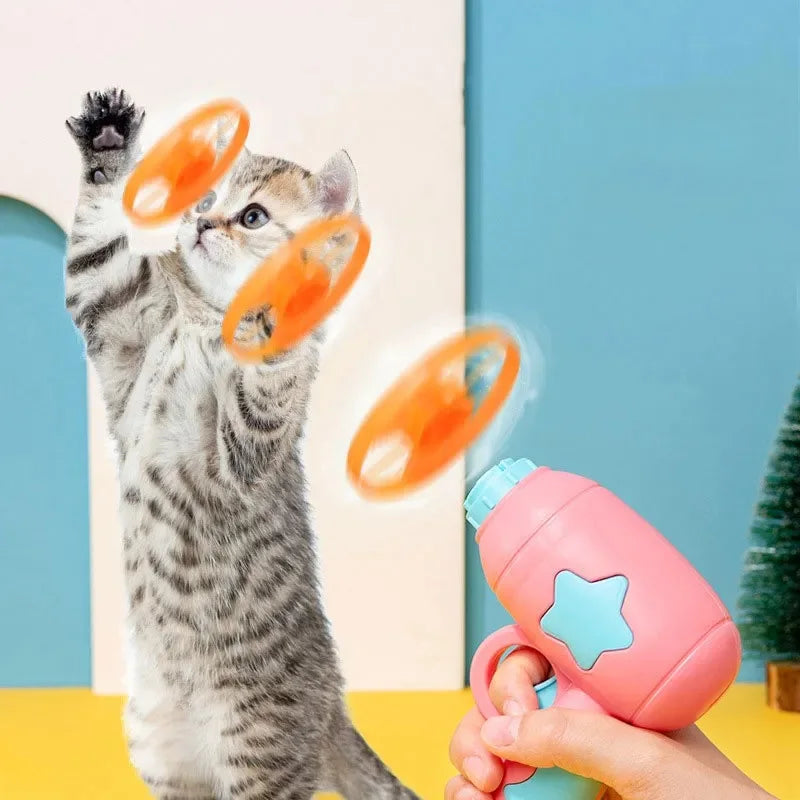 Funny Interactive Cat Launch Disc Toy