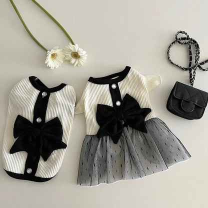 Luxury Bowknot Dog Dress