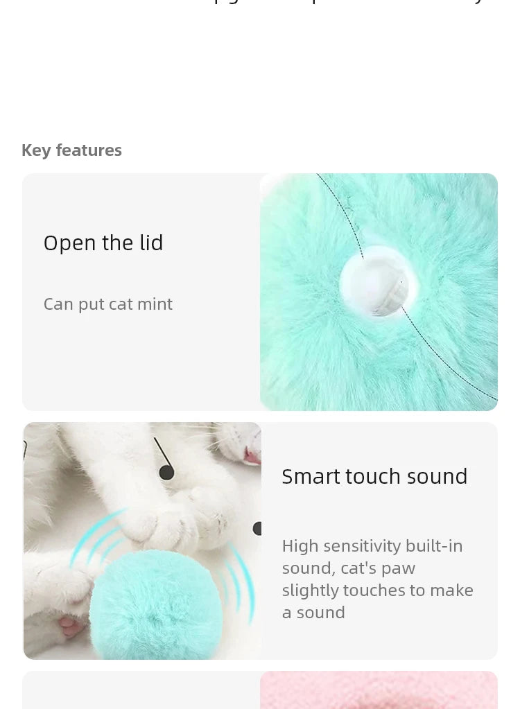 Interactive Smart Cat Toy Ball