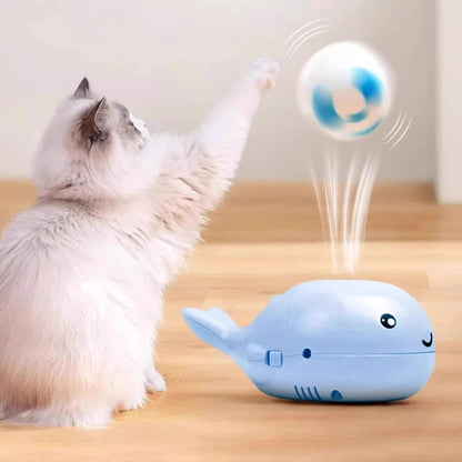 Whale Floating Cat Toy