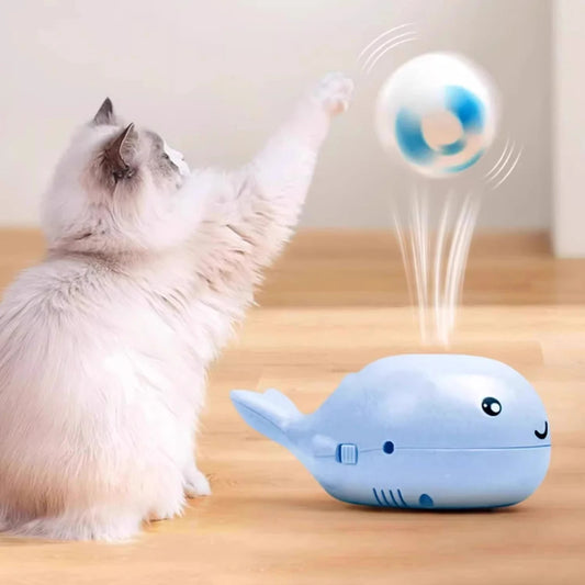 Whale Floating Cat Toy