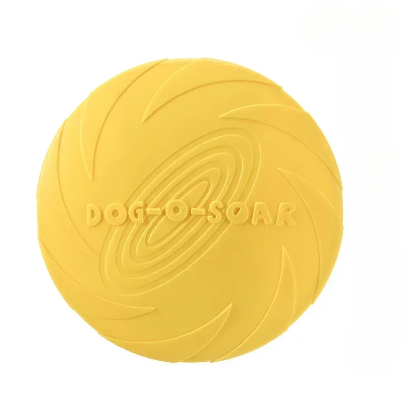 Multicolor Silicone Frisbee Dog Toy