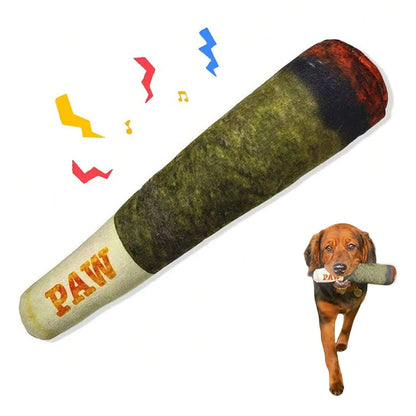 Funny Cigar Design Plush Squeaky Toy