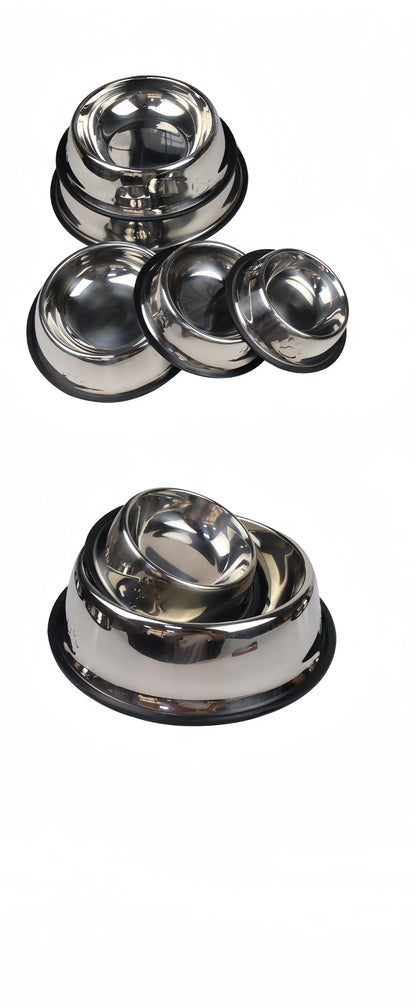Pet Dog & Cat Stainless Steel Feeding Bowl