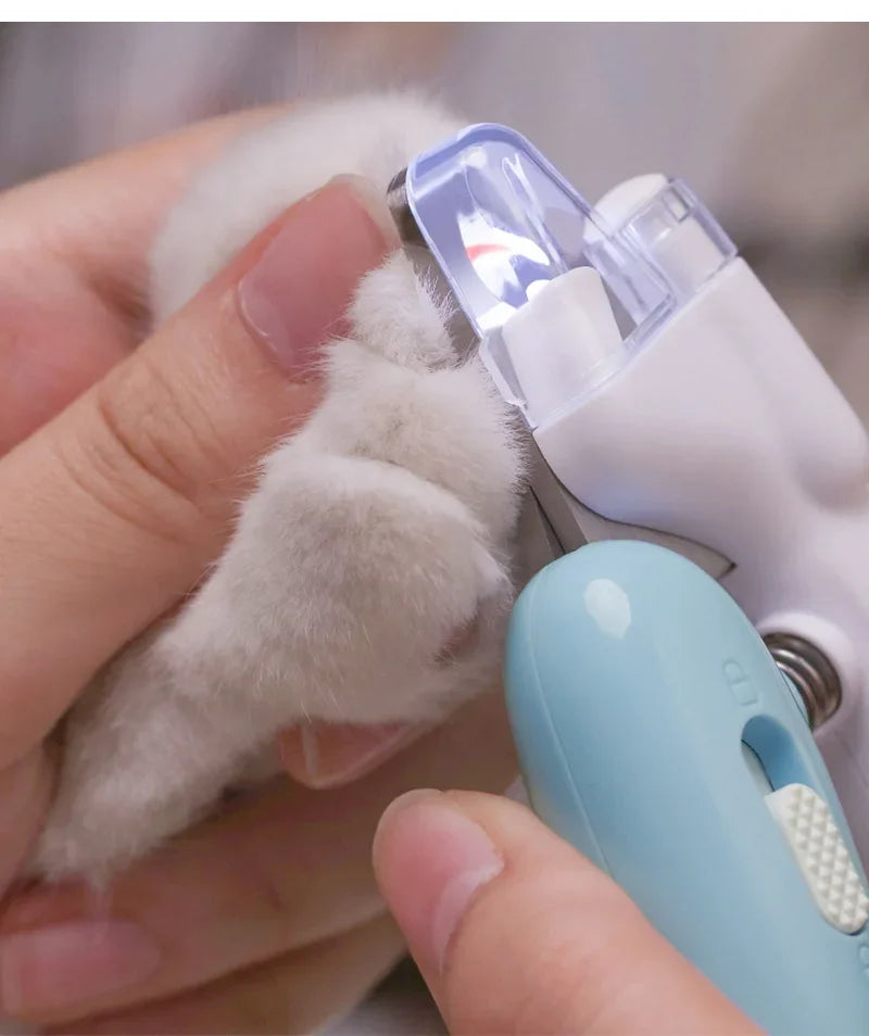 Professional Pet Nail Clippers with LED Light