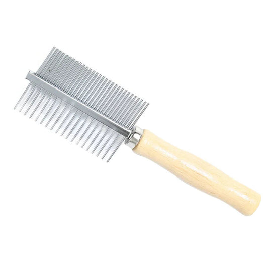 Wooden Pet Grooming Comb