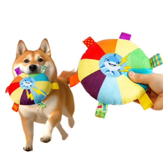Rainbow Dog Saucer Toy