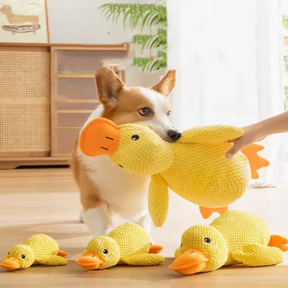 Stomping Duck Plush Dog Toy