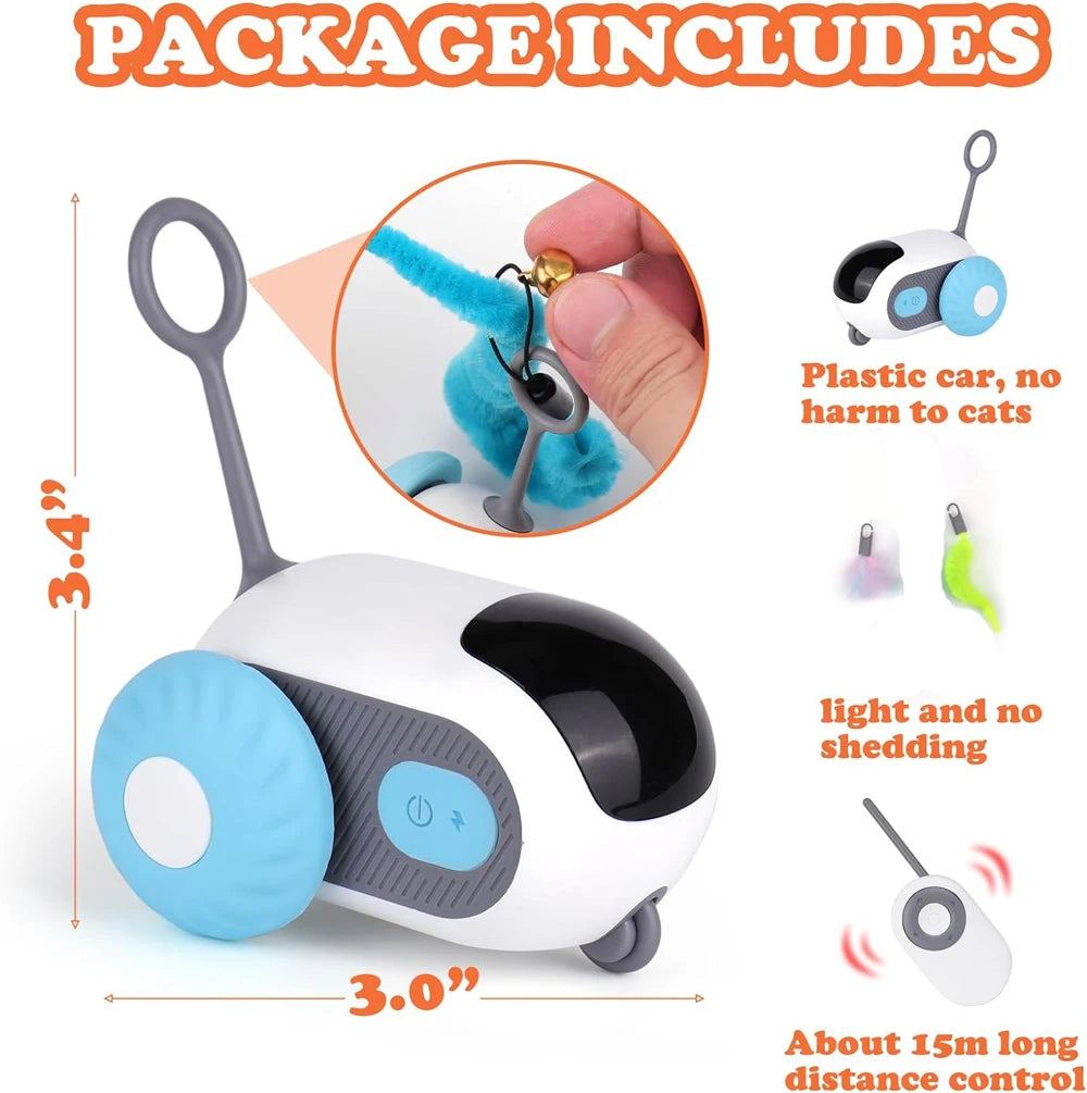 Smart Cat Toy 2-in-1 Moving Car