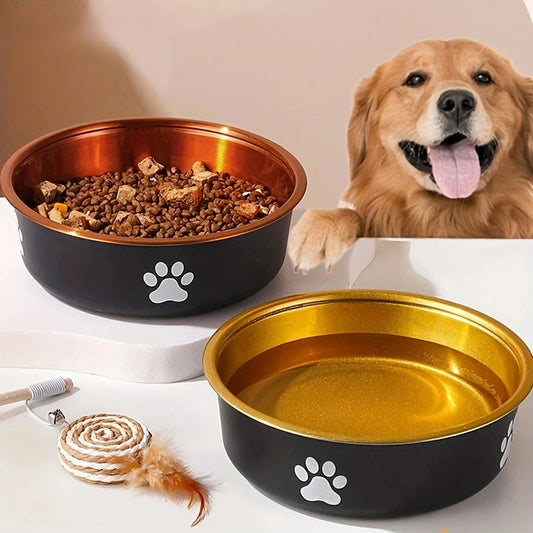 Anti-Slip Stainless Steel Dog Bowls