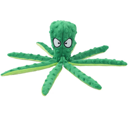 Plush Octopus Dog Toy