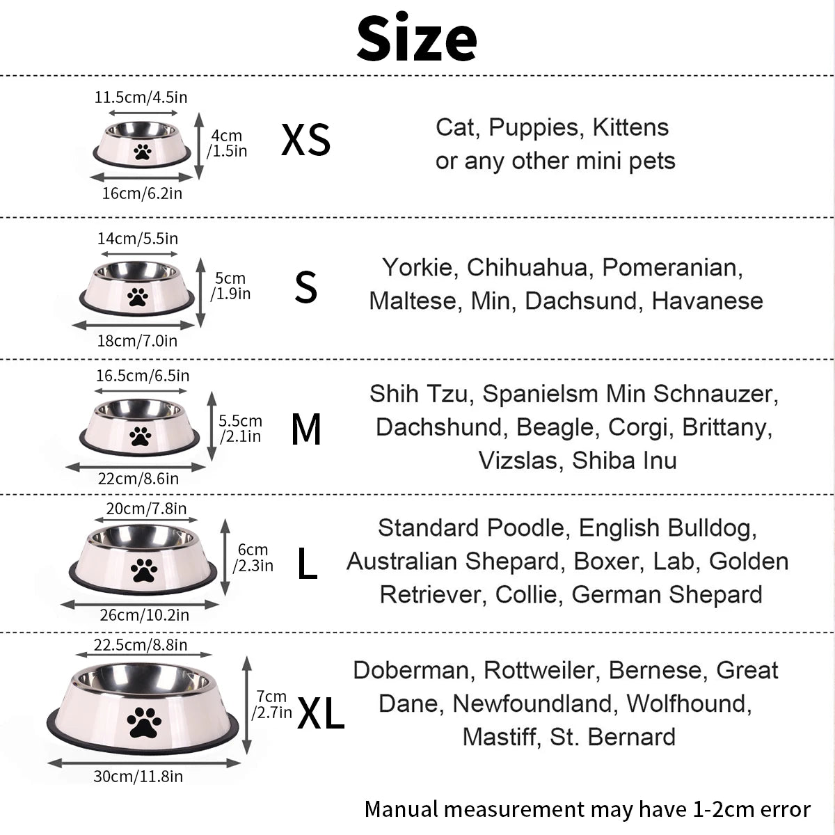 Stainless Steel Pet Bowl