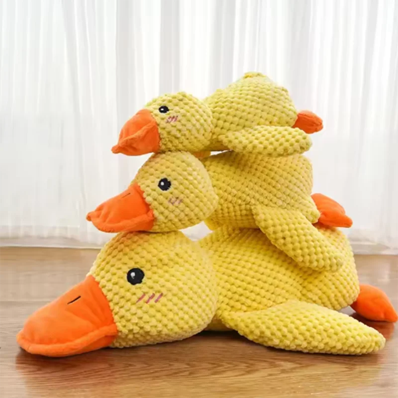 Stomping Duck Plush Dog Toy