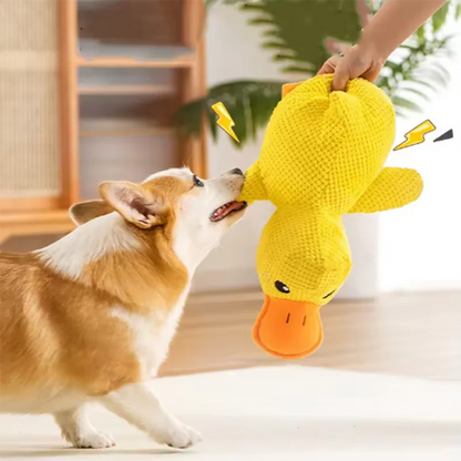 Stomping Duck Plush Dog Toy
