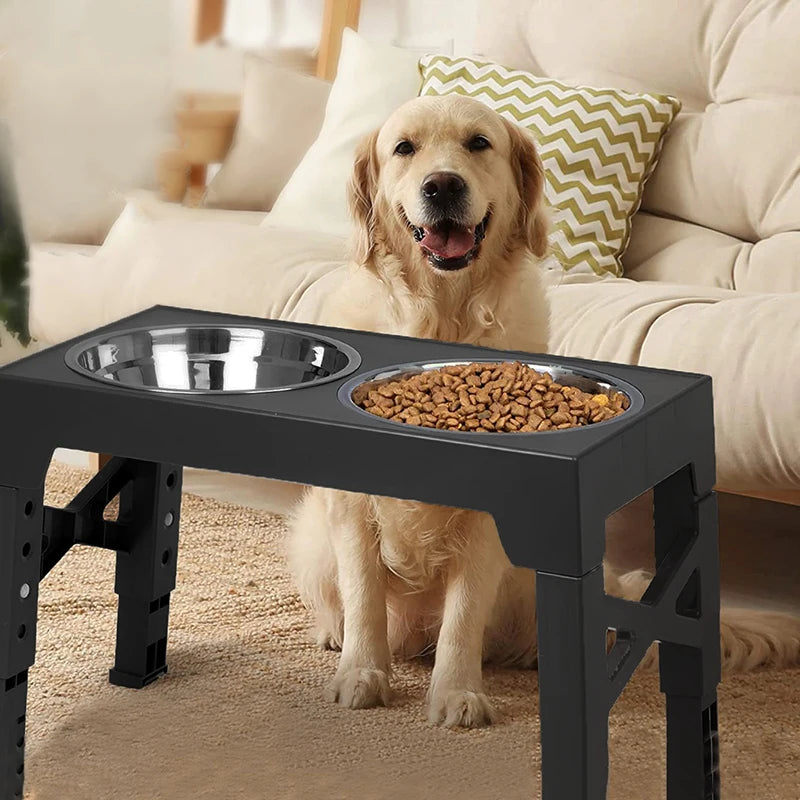 BOOTEELY Elevated Dog Feeder Bowls
