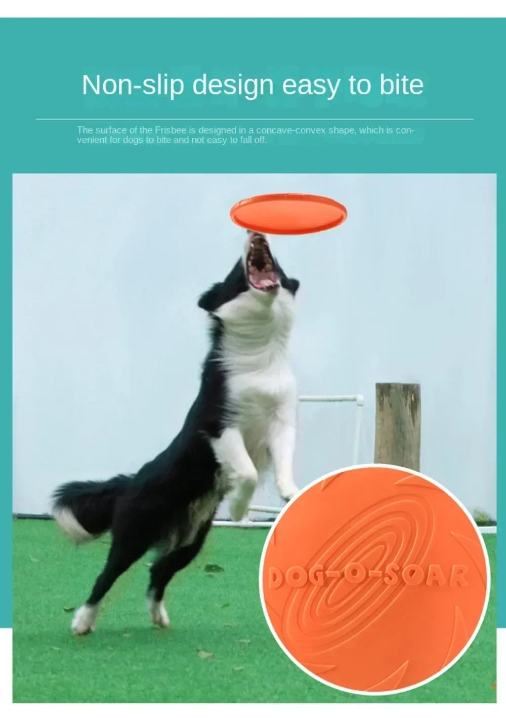 Multicolor Silicone Frisbee Dog Toy