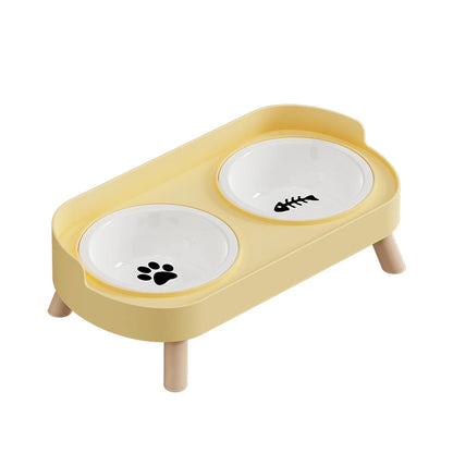 Colorful Dopamine Pet Double Bowl