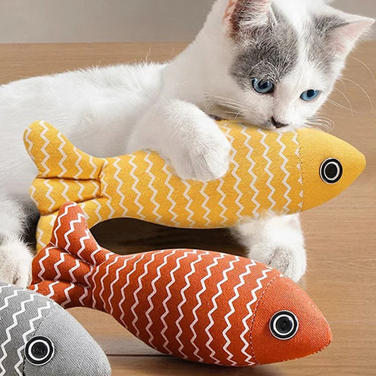 Catnip Fish Kicker Toy