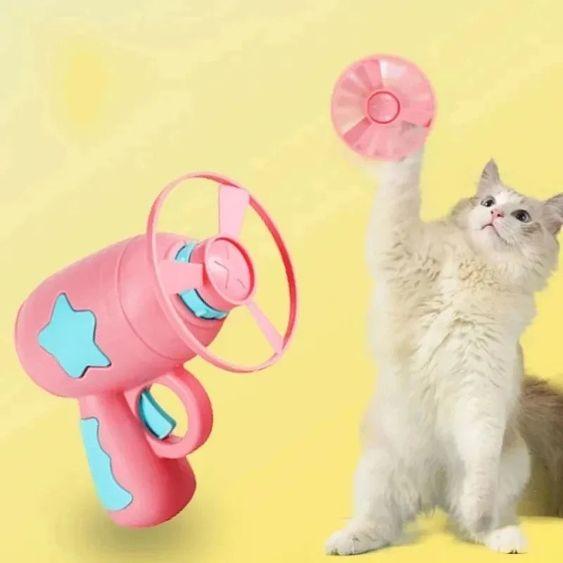 Funny Interactive Cat Launch Disc Toy