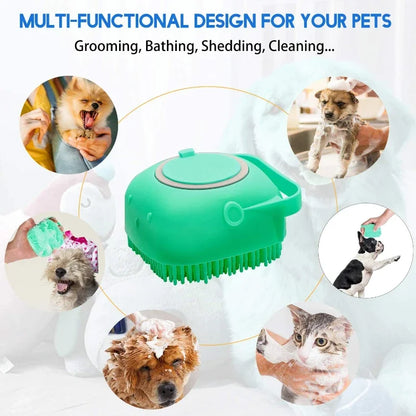 Pet Shampoo Brush Comb