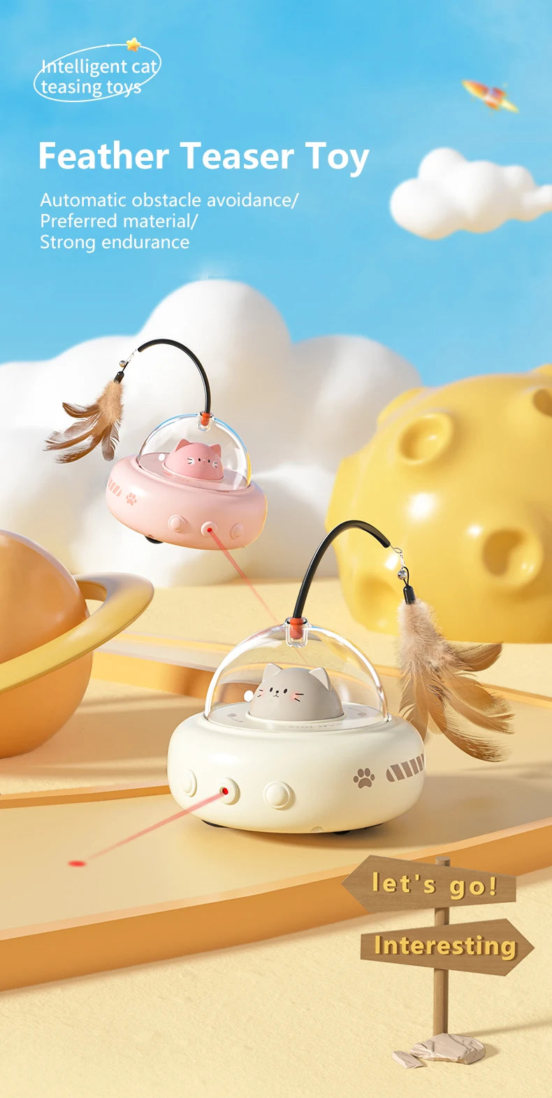 Smart Teaser Cat Toy